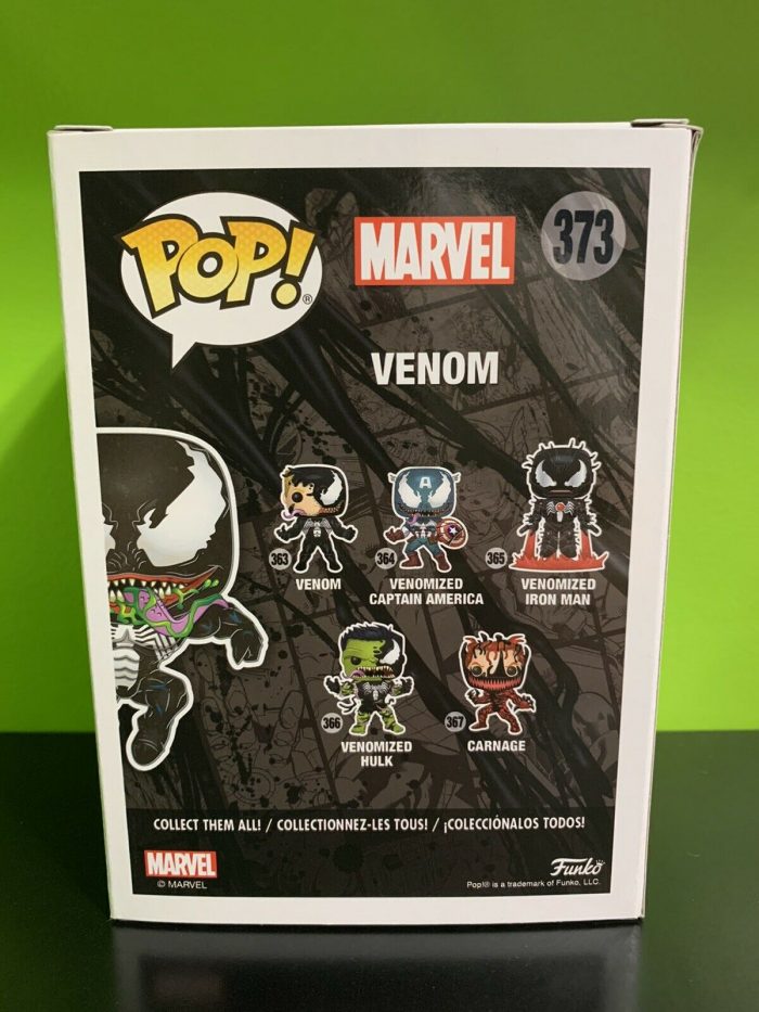 Funko Pop Marvel Collector Corps Exclusive Venom #373 - Image 4